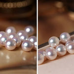 Unique Design 18K Chain with Akoya Pearl Necklace, 18K Yellow Gold Necklace, Christmas Gift Idea Etsy