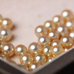 Superier Akoya Golden Pearl Stud Earrings, 18k Solid Yellow Gold Earrings, Minimalist Champagne Pearl Earring Etsy