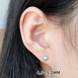 18K Yellow Gold Madama Pearl Earrings - AAA Silver Pearl Etsy