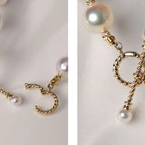 Very Rare Akoya Champagne Pearl Beaded Necklace, Finset Quality Pearl, Super Hight Luster Japan Champagne Color Pearl Etsy