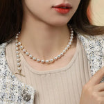 Akoya Pearl Necklace - High Luster Champagne Pearl Strand Etsy