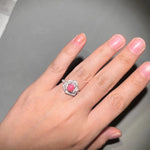 Queen Conch Pearl  Diamond Engagement Ring - 18K White Gold Etsy