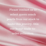 Chevron Conch Pearl  Diamond Engagement Ring - 18K White Gold Etsy