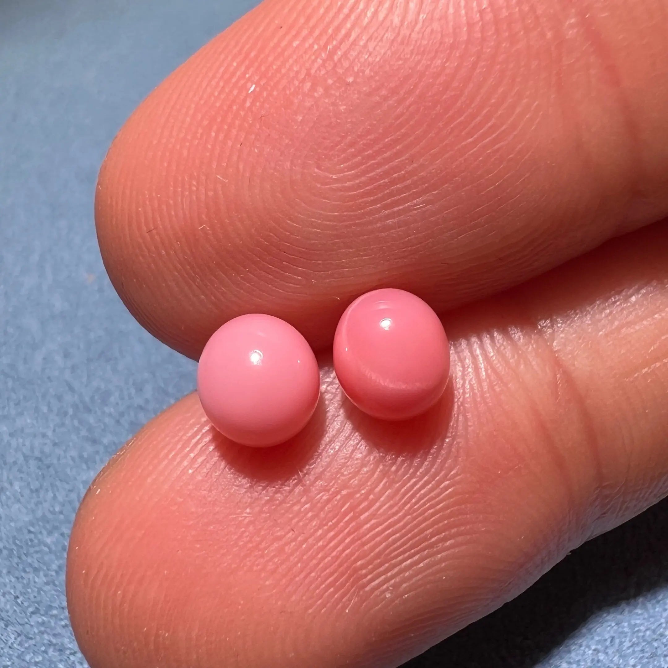 2.17Carat Pairs Queen Conch Pearl From Caribbean Sea, Pearls Strombus Gigas, Natural Queen Conch Pearl, Flamed Pink Pearl, SKU: 1061/1064 Etsy