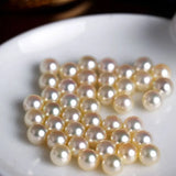 Akoya Champagne Color Pearl Strand Necklace Bracelet - 18K Gold Etsy