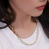 Akoya Champagne Color Pearl Strand Necklace Bracelet - 18K Gold Etsy