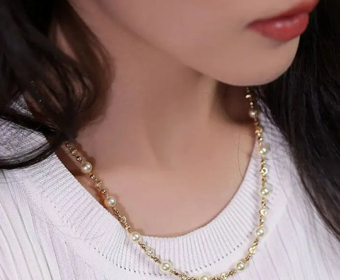 Akoya Champagne Color Pearl Strand Necklace Bracelet - 18K Gold Etsy