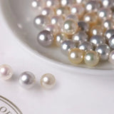 Madama Silver Pearl Akoya Golden Pearls Necklace, S925 Pearls Beaded Necklace, Elegant Seawater Pearls Necklace, Mixed Colors Pearl Necklace Etsy
