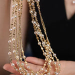 Akoya Champagne Color Pearl Strand Necklace Bracelet - 18K Gold Etsy