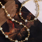Akoya Champagne Color Pearl Strand Necklace Bracelet - 18K Gold Etsy