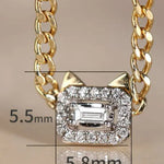 Cute Kitten Diamonds 18K Necklace, Love, Halo Design Animal Necklace Etsy