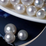 Australia South Sea White Pearl Studs Earrings - 18K White Gold Etsy