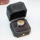 Viridian Velvet Leather Mini Ring Box Double Octagon Ring Box Handmade from Japan Engagement & Wedding Set Elegant Keepsake Box - LaCorserArtJewelry
