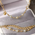 Very Rare Baroque Akoya Pearl Extand Chain for Necklace or Bracelets, Seawater Pearl Beaded Bracelets, Craft Supplies Akoya Pearl Chain Etsy
