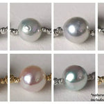 Very Rare Baroque Akoya Pearl Extand Chain for Necklace or Bracelets, Seawater Pearl Beaded Bracelets, Craft Supplies Akoya Pearl Chain Etsy
