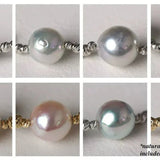 Very Rare Baroque Akoya Pearl Extand Chain for Necklace or Bracelets, Seawater Pearl Beaded Bracelets, Craft Supplies Akoya Pearl Chain Etsy
