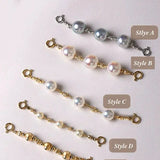 Very Rare Baroque Akoya Pearl Extand Chain for Necklace or Bracelets, Seawater Pearl Beaded Bracelets, Craft Supplies Akoya Pearl Chain Etsy