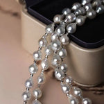 Luminous Silver Blue Akoya Baroque Pearl Srand Bracelets - 18K White Gold Etsy