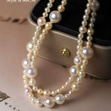 Luminous Akoya Mixed Colors Pearl Strand Necklace, Rare Japan Pearl Etsy