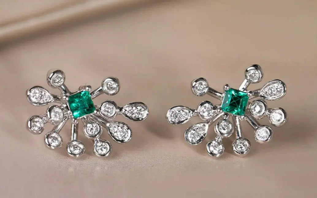 Natural Australian South Sea Pearls Art Deco PT950 Earring, White Diamonds Stud Earring, Two in one Jeweley Etsy