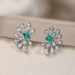 Natural Australian South Sea Pearls Art Deco PT950 Earring, White Diamonds Stud Earring, Two in one Jeweley Etsy