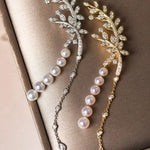 Laurel Leaf Akoya Pearl 18K Necklace Brooch, 18K Yellow Gold Etsy