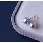 5A+ Madama Pearl (真多麻) Handmade 18K Solid Yellow Gold Madama Pearl Earrings, Seawater Pearl, Gift for Her, Anniversary Gift, Gift Idea Etsy