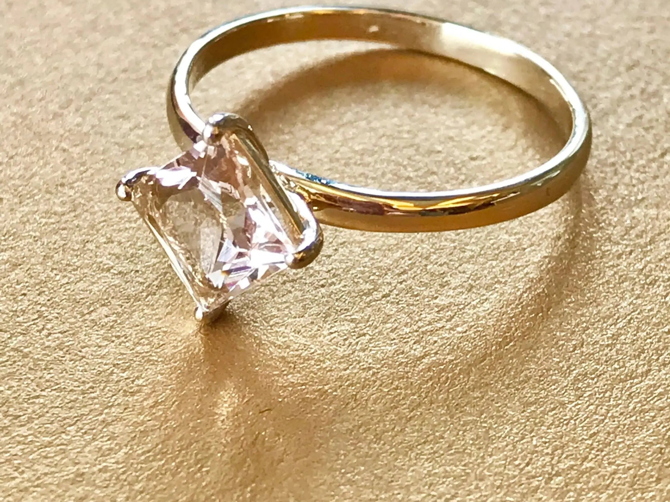 丨Special Offer丨 Natural Morganite Cocktail 14k Solid Yellow Gold Ring, Pink Princess, Handmade Cocktail Ring Etsy