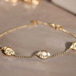 Cute Doggy Carved 18K Solid Gold Diamonds Earring Bracelet, Animal Idea Jewerly Gift Idea Etsy