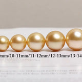 5A+ Natural Golden South Sea Pearl Earrings, 18K Solid Champagne Gold Golden Pearl Earring, Gift for Her, Seawater Pearl, Anniversary Gift Etsy