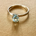 Superior Natural Aquamarine Oval Cut, 14k Solid Yellow Gold Cocktail Ring, Handmade, Gift for Her, Anniversary Gift Idea, Fine Jewelry Etsy