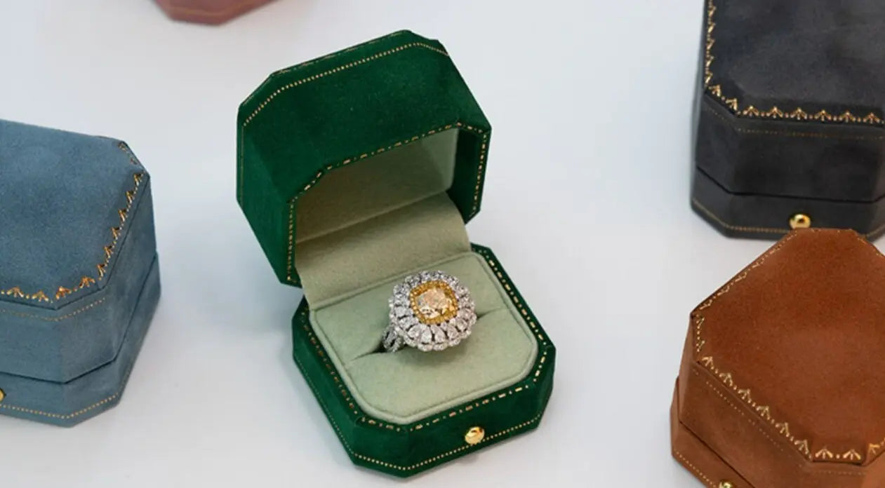 Japan Flannel Relief Fabric Ring Box, Rectangle, Peach Ped Ring Box, Engagement Ring & Wedding Set Elegant Keepsake Box, Bridal Photo Props Etsy