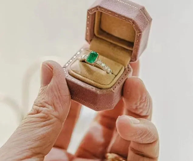 Japan Flannel Relief Fabric Ring Box, Rectangle, Peach Ped Ring Box, Engagement Ring & Wedding Set Elegant Keepsake Box, Bridal Photo Props Etsy