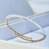 Very Rare Akoya Baby Pearls Bracelet, Japan Pearls, Champagne & White Pink Pearls Beads, Beaded Bracelets, Anniversary Gift Idea for Her Etsy