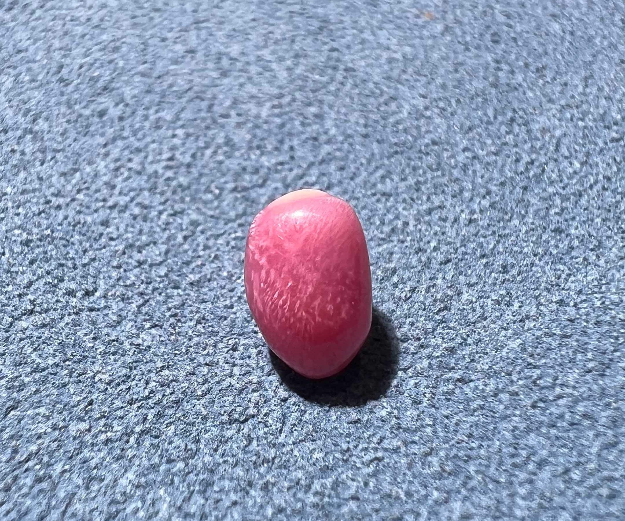 0.75Carat "Sakura Pink" Queen Conch Pearl From Caribbean Sea, Pearls Strombus Gigas, Natural Queen Conch Pearl, Flamed Pink Pearl, SKU:B781 - LaCorserArtJewelry