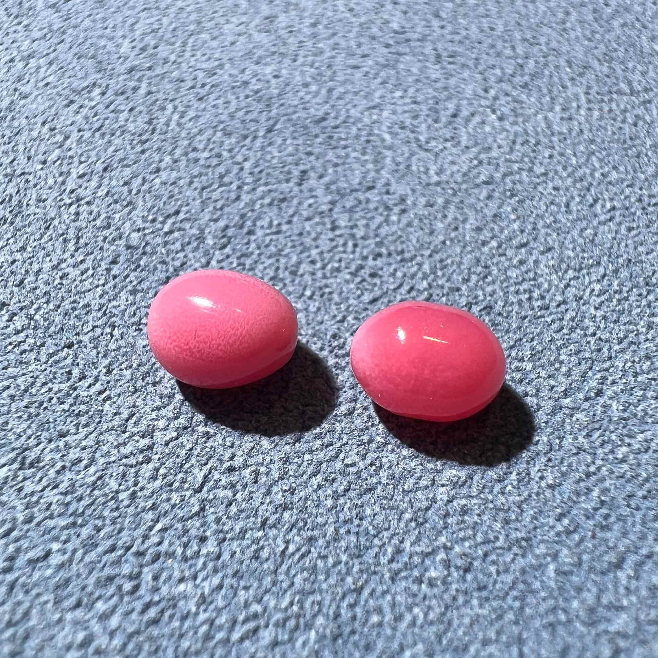1.96Carat Pairs Queen Conch Pearl From Caribbean Sea, Pearls Strombus Gigas, Natural Queen Conch Pearl, Flamed Pink, SKU: 1349/1598 Etsy