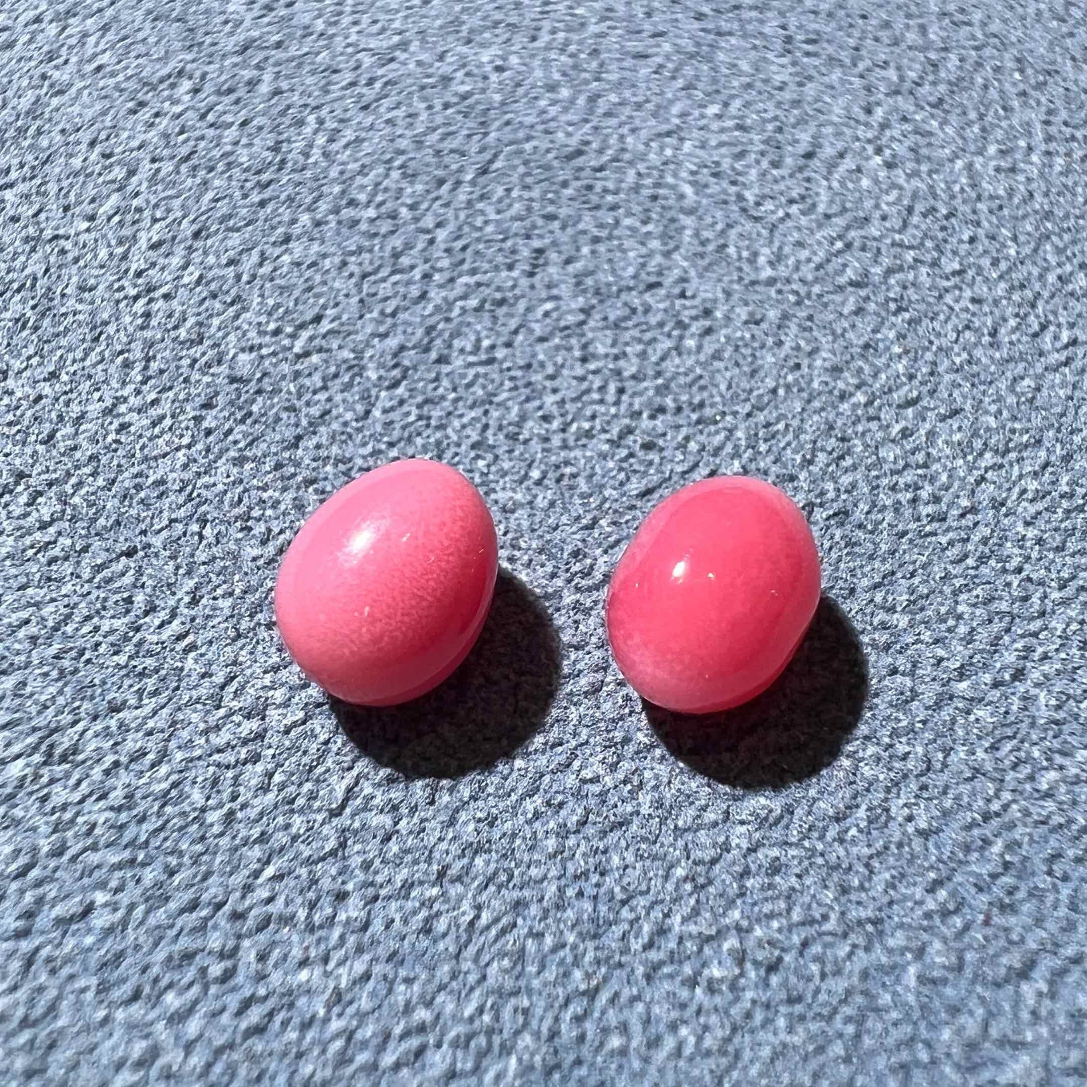 1.96Carat Pairs Queen Conch Pearl From Caribbean Sea, Pearls Strombus Gigas, Natural Queen Conch Pearl, Flamed Pink, SKU: 1349/1598 Etsy