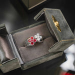 Luxury Velvet Grey Ring Box - Exquisite Keepsake Proposal Box Etsy