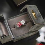 Luxury Velvet Grey Ring Box - Exquisite Keepsake Proposal Box Etsy