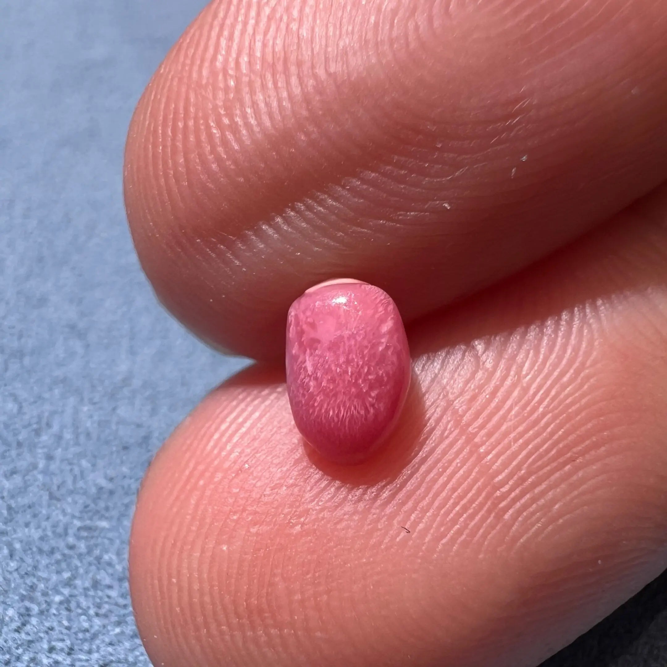 0.75Carat "Sakura Pink" Queen Conch Pearl From Caribbean Sea, Pearls Strombus Gigas, Natural Queen Conch Pearl, Flamed Pink Pearl, SKU:B781 - LaCorserArtJewelry