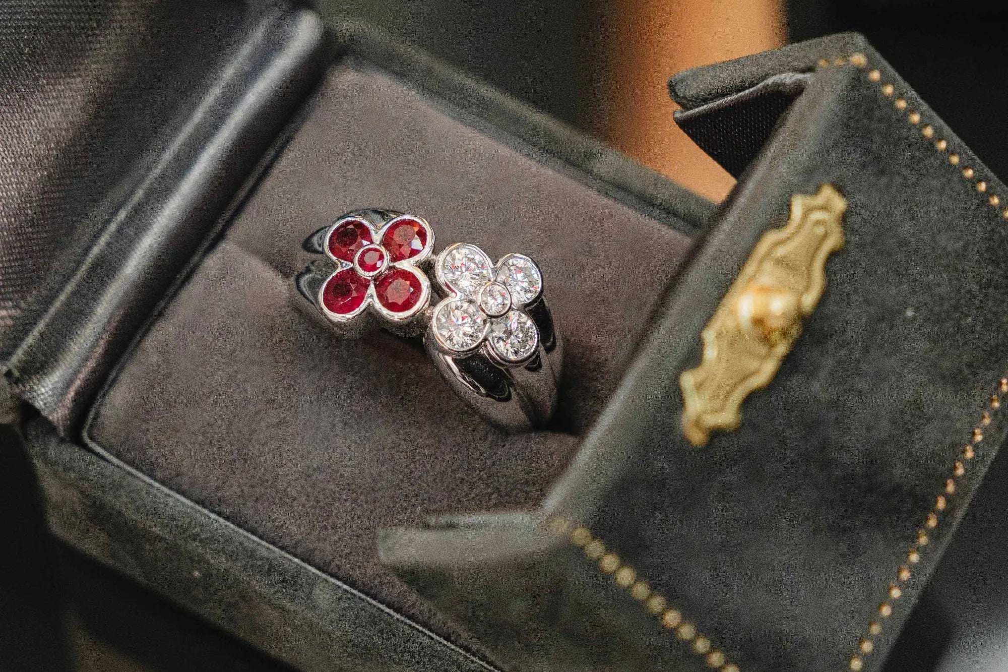 Luxury Velvet Grey Ring Box - Exquisite Keepsake Proposal Box Etsy